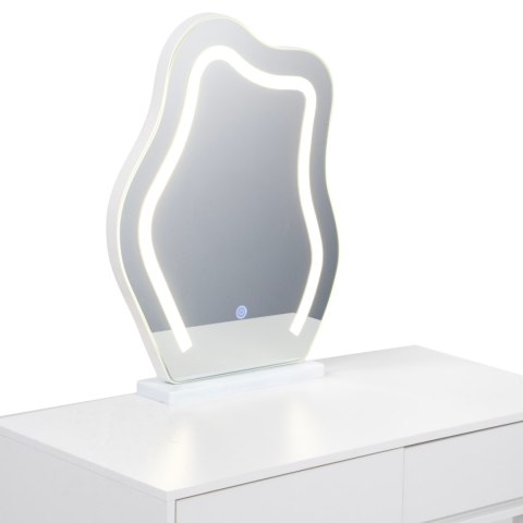 Toaletka kosmetyczna w Stylu Francuskim / komplet mebi blat 100 cm - kolor biały