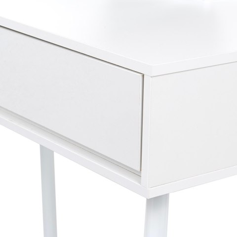 Toaletka kosmetyczna w Stylu Francuskim / komplet mebi blat 100 cm - kolor biały