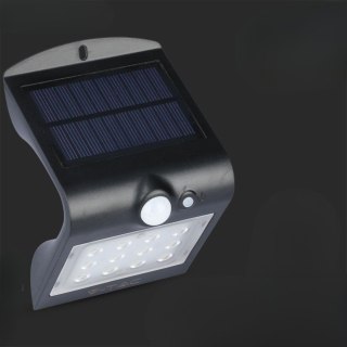 Trójkątna Lampa Solarna 1.5W, Czarna V-TAC