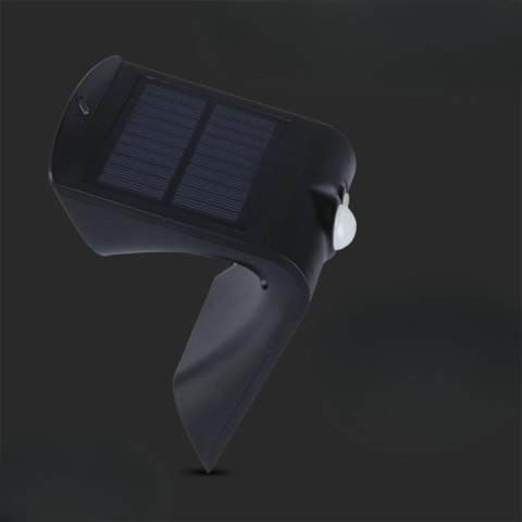 Trójkątna Lampa Solarna 1.5W, Czarna V-TAC