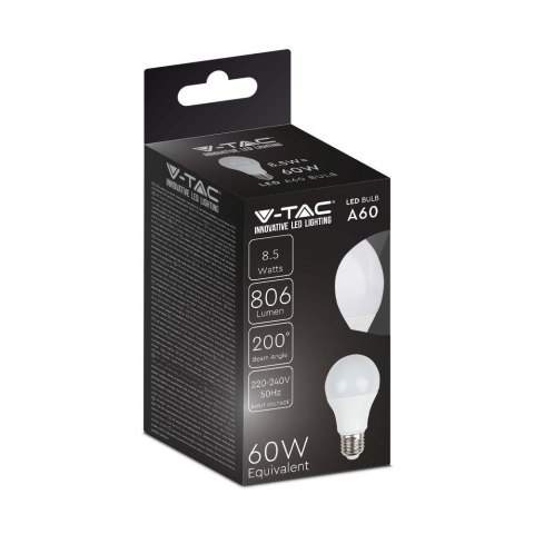 Żarówka LED V-TAC 8,5W E27 3000K