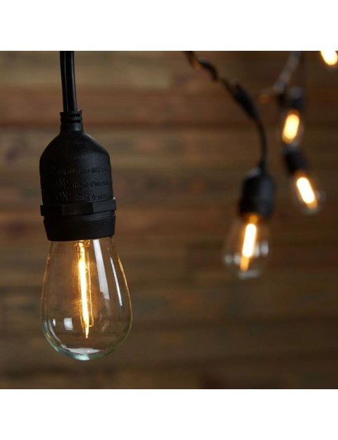 Girlanda Ogrodowa Świetlna 10M 10X Żarówka LED Sieciowa Wodoszczelna