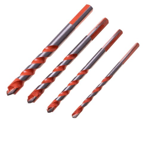 Zestaw wierteł uniwersalnych 4 szt. 6 - 12 mm