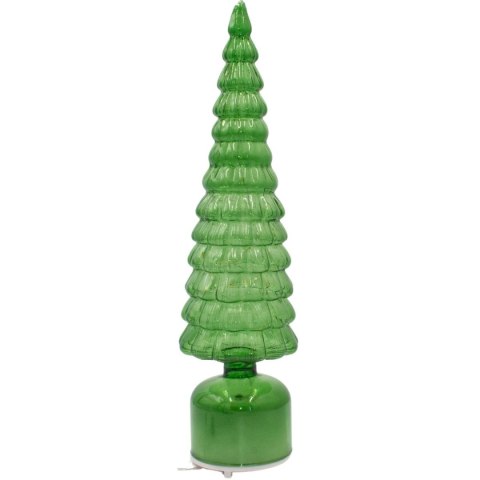 CHOINKA DEKORACYJNA ZIELONA LED 13 KORON CIEPŁY BIAŁY 40CM