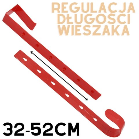 WIESZAK HAK NA WIANKI CZERWONY