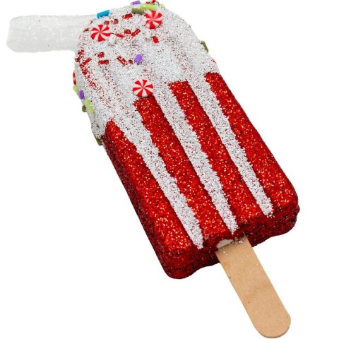 LODY DEKORACJA WISZĄCA BOMBKA 3SZT CZERWONY