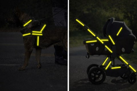 Taśma odblaskowa odblask na rower motor samochód naklejka samoprzylepna 8m 14549_ZO