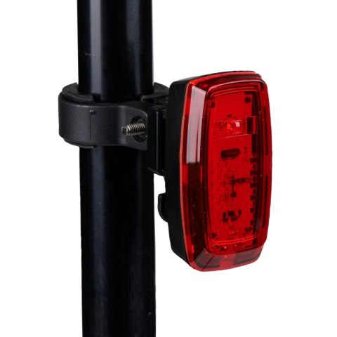 LAMPKA ROWEROWA NA TYŁ LED CERTYFIKAT DUNLOP