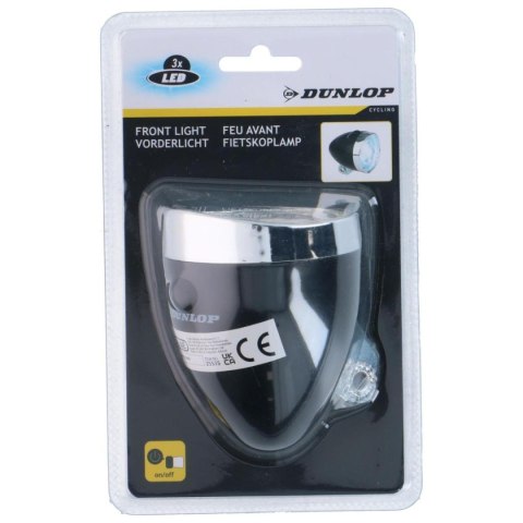 LAMPKA ROWEROWA PRZEDNIA DUNLOP 3 LED
