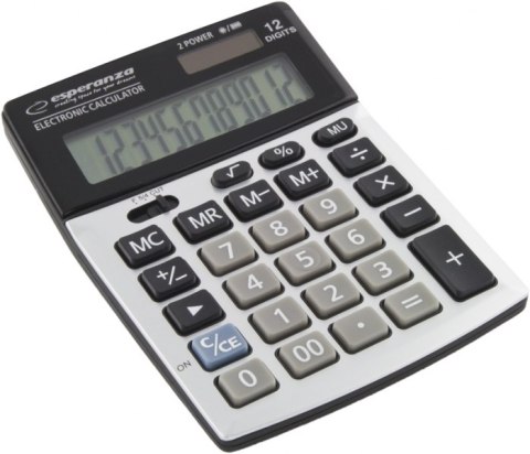 Kalkulator biurowy naukowy szkolny procenty duże cyfry lcd 12 cyfrowy 	ECL102