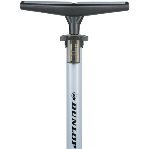 POMPKA WARSZTATOWO ROWEROWA DUNLOP 230Psi (16Bar) Z MANOMETREM SZARA