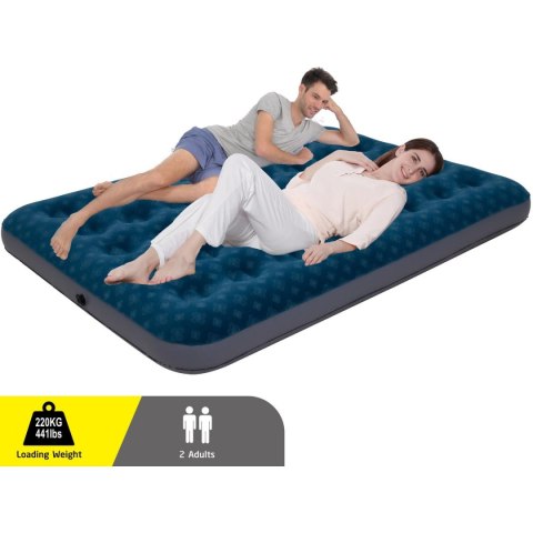 MATERAC FLOKOWANY 2-OSOBOWY Z NADRUKIEM 3D 191x137x22CM 24495