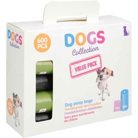 WORECZKI NA PSIE ODCHODY 600SZT DOGS COLLECTION