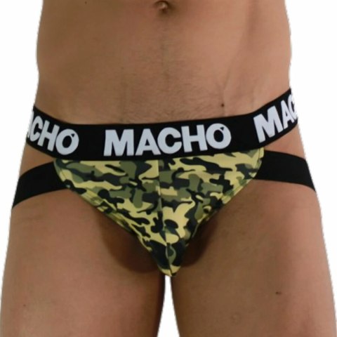 MACHO MX28MV Jockstrap Military Green XL - Anatomiczne wsparcie