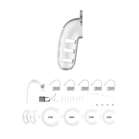ManCage Model 14 - System zabezpieczający z plugiem 14 cm, poliwęglan