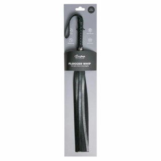 Easytoys Fetish Small Leather Flogger - skorzany bat do gry SM, mały