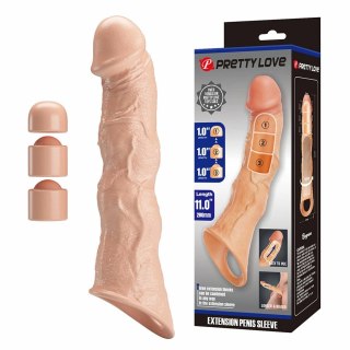 Pretty Love Ragnar regulowany pokrowiec intymny z przezroczystego materiału