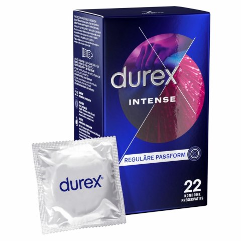 Durex Intense Orgasmic - prezerwatywy z żelem stymulującym, 24 sztuki