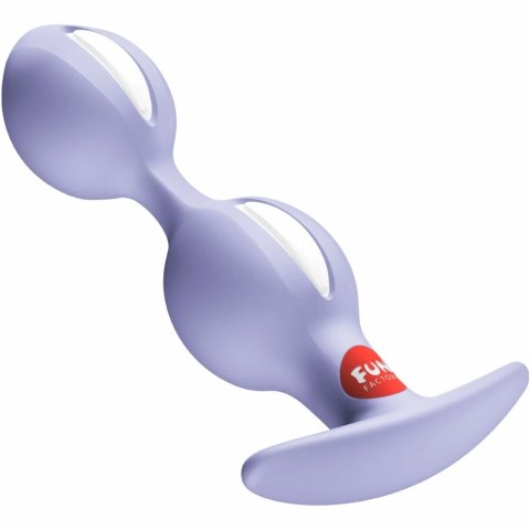 Fun Factory B-Balls Duo anatomiczny korek z kulkami fioletowy 13 cm