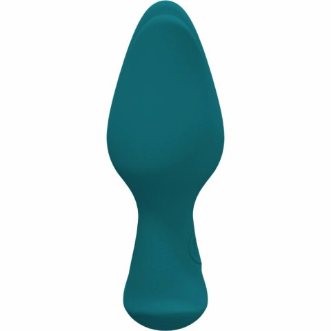 Fun Factory Bootie Fem Bottle Green - korek analny z asymetryczną podstawą 8,7 cm