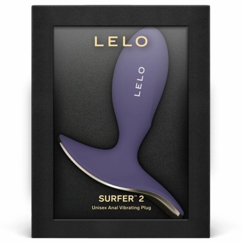 LELO SURFER 2 Plug wibracyjny unisex, wodoodporny, Cyber Purple