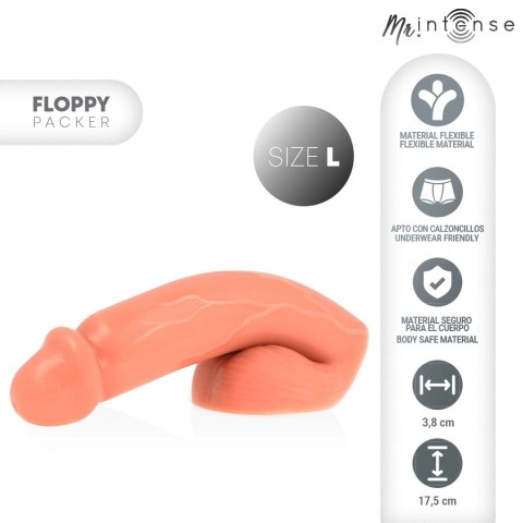 MR INTENSE Floppy Packer L - anatomiczny model silikonowy, naturalny wygląd