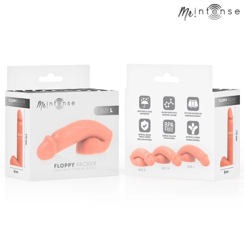 MR INTENSE Floppy Packer L - anatomiczny model silikonowy, naturalny wygląd