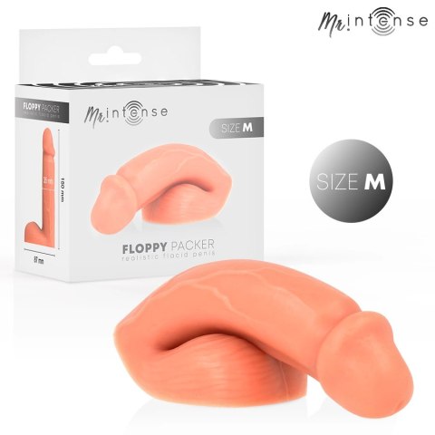 MR INTENSE Floppy Packer M - anatomiczny model silikonowy, średni