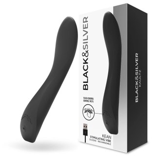 Black & Silver Kean Touch Control - silikonowy model z ładowaniem USB, wodoodporny