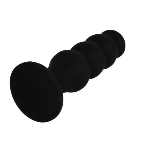 Black&Silver Scott silikonowy stymulator analny czarny 12,5 cm