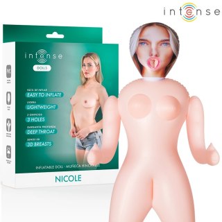 Intense Dolls Nicole - nadmuchiwana figura 145 cm z trzema strefami, PVC