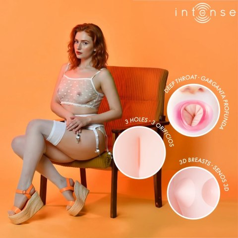 Intense Dolls Scarlett 145 cm - Nadmuchiwana lalka anatomiczna 3 strefy
