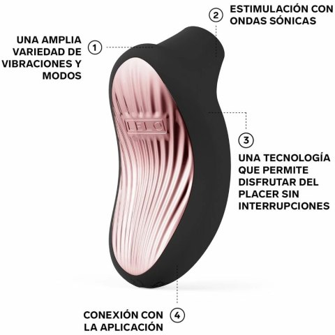 LELO SONA 3 Cruise Intymna Maszyna Sonic Control Czarna 112x51x55mm
