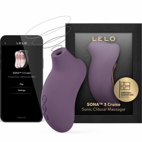 LELO SONA 3 Cruise Plum - soniczny masażer z technologią Cruise Control