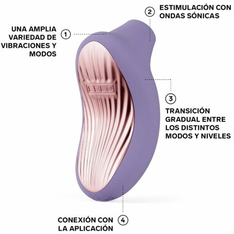 LELO SONA 3 Violet Dusk - Intymny Akcesorium Soniczny, 12 Trybow, App Control