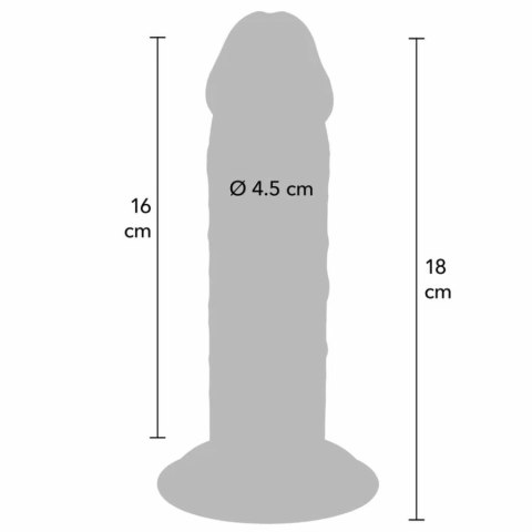 ToyJoy Get Real Deluxe TPE 18 cm - model gruby z podwojną gęstością