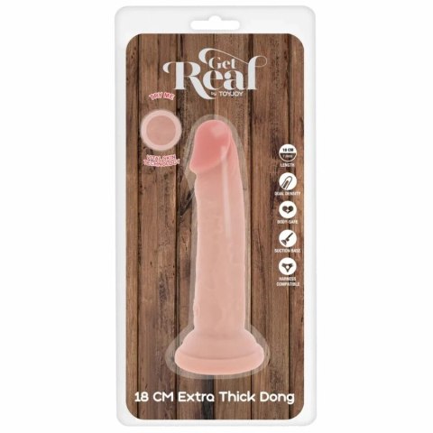 ToyJoy Get Real Deluxe TPE 18 cm - model gruby z podwojną gęstością