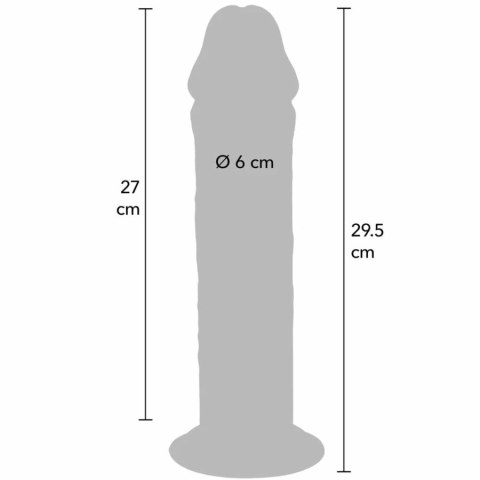 ToyJoy Get Real Deluxe Vital Skin TPE 29,5 cm z podwojną gęstością
