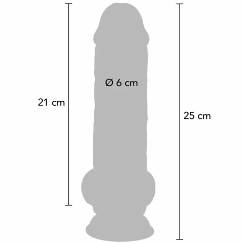 ToyJoy Get Real Deluxe anatomiczny model z przyssawką 25 cm TPE
