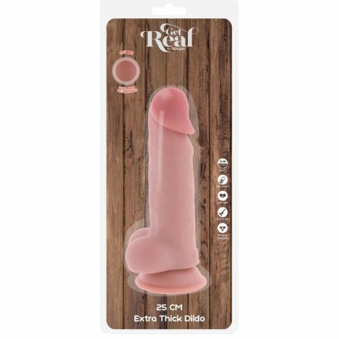 ToyJoy Get Real Deluxe anatomiczny model z przyssawką 25 cm TPE