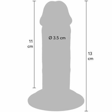 ToyJoy Get Real Deluxe model podwojnej gęstości TPE 13 cm gruby