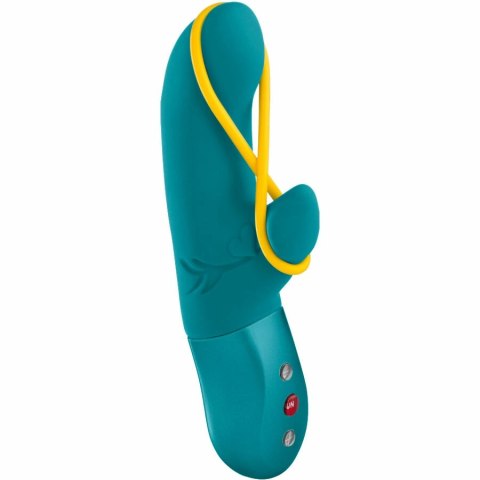 Fun Factory Amorino Rabbit Aquamarine - wielofunkcyjna maszyna intymna IPX7