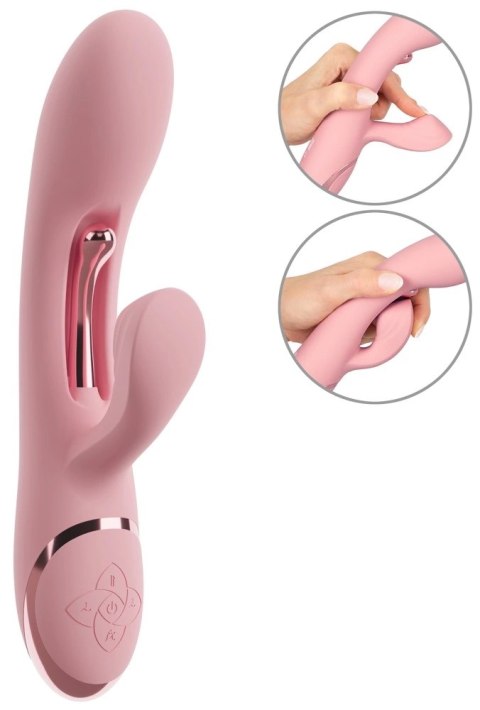 Beau coeur AVENOR G-Spot Rabbit silikonowy, 3 silniki, metalowy element