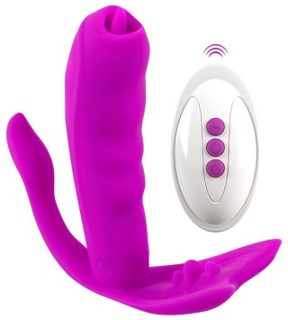 Javida Panty Vibe Licking - Wibrujący System Intymny z Pilotem, Fioletowy