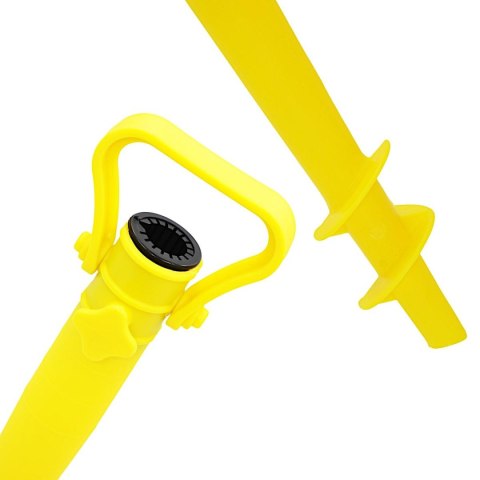 BAZA MOCOWANIE DO PARASOLA PLASTIKOWA WKRĘCANA 39CM ŻÓŁTA