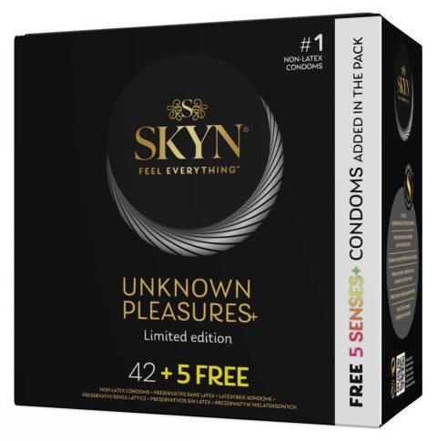 SKYN Unknown Pleasures Mix 42+5 Szt. Lateksowe Bez Lateksu Rożne Typy