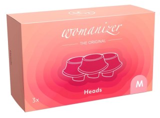 Womanizer W-Heads 3 szt. Rozmiar M - silikonowe nakładki wymienne