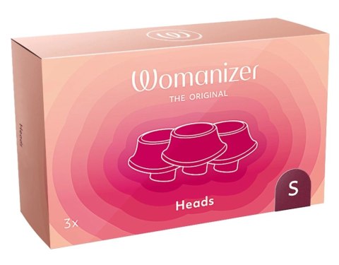 Womanizer Zestaw 3 Głowic W-Heads S Bordeaux - Premium 2/Classic 2