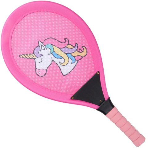 ZESTAW DO BADMINTONA TENISA JUMBO KID EDDY TOYS - UNICORN