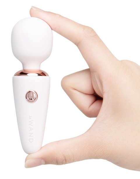 Le Wand Mini Microwand White - kompaktowy masażer, 7 trybow, USB